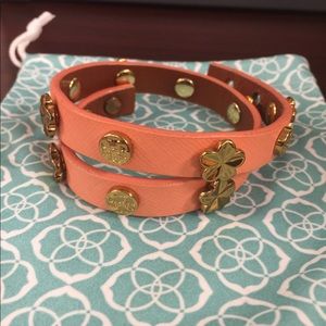 Authentic Tory Burch Wrap Leather Bracelet